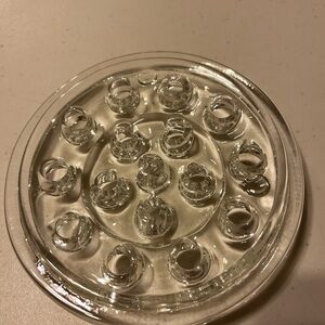 Vintage 16 hole flower frog